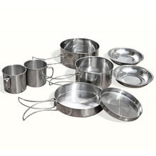 Load image into Gallery viewer, Stainless Steel Backpacking Cookware