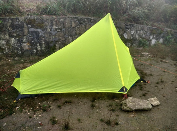Nylon Silicon Coating Rod less Tent