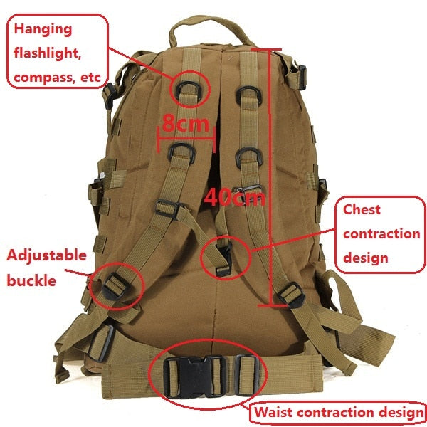 Outdoor Sport Military Mountaineering Backpack
