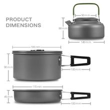Load image into Gallery viewer, Camping Backpack Outdoor Cookware