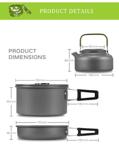 Camping Backpack Outdoor Cookware