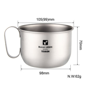 Titanium Milk Cup Cookware