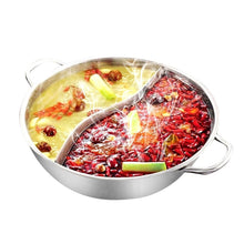 Load image into Gallery viewer, Twin Divided Stainless Steel Cookware