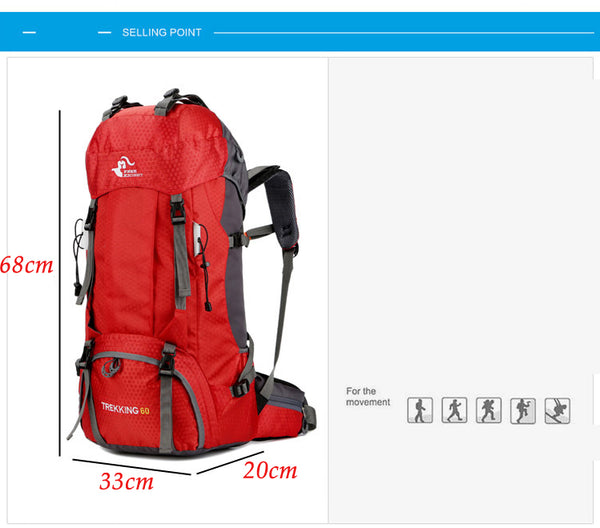 Waterproof Polyester Outdoor Travel Backpack