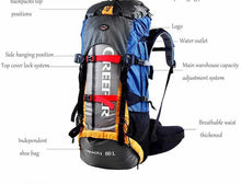 Load image into Gallery viewer, Waterproof External Frame Climbing Backpack