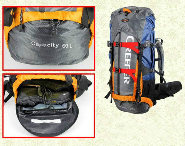 Waterproof External Frame Climbing Backpack