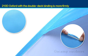 Pop Up Open Camping Tent
