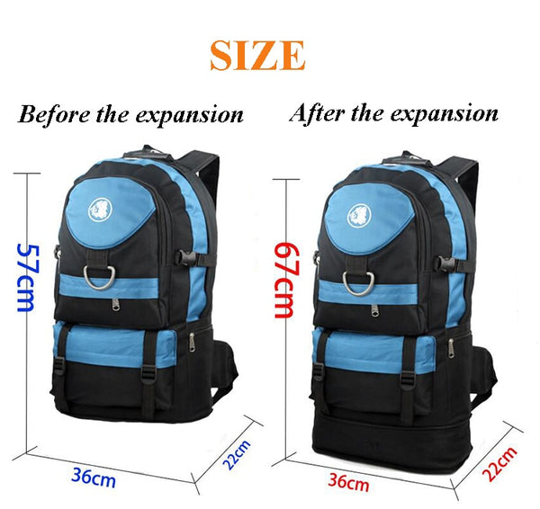 Extendable Outdoor Hiking Backpack