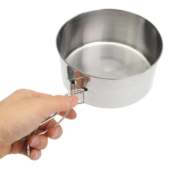 Stainless Steel Outdoor Camping Cookware