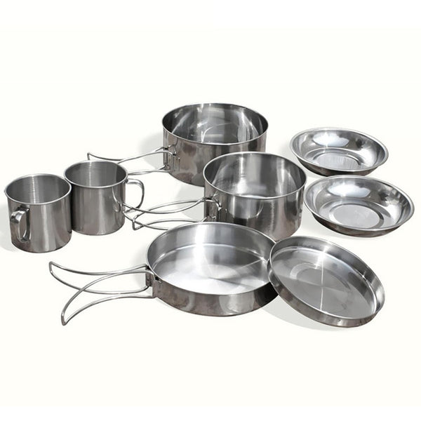 Stainless Steel Outdoor Camping Cookware
