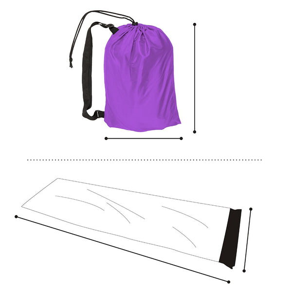 Outdoor Flocked Camping Sleeping Bag